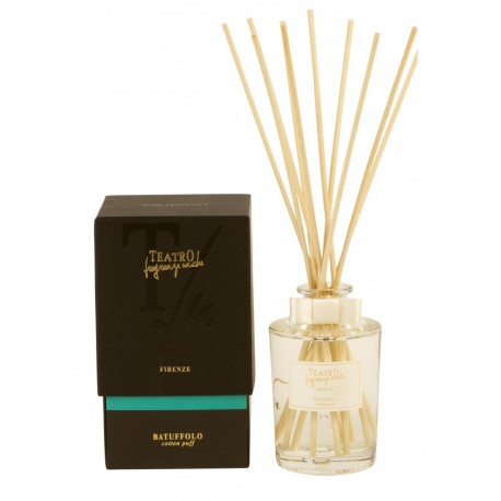  COTTON PUFF (Batuffolo),  250 ml, Diffuser With Sticks, Teatro Fragranze Uniche 