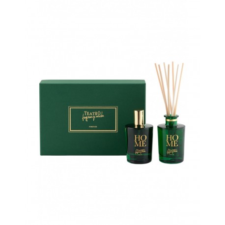 Teatro Fragranze Uniche,  HOME (Luxury collection),   Mini Gift Box - (Spray 100ml & Diffuser 100ml)