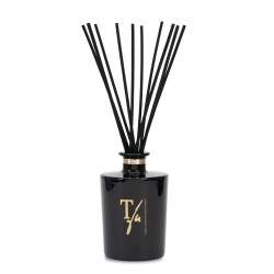 BLACK DIVINE (Nero Divino), 1500 ml sticks Decanter Black Shiny Vase , Teatro Fragranze Uniche