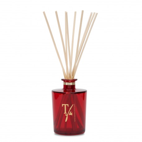 Teatro Fragranze Uniche, LOVE (Luxury collection),   Gift Set Sticks 1500 ml.  RED TRANSPARENT VASE