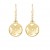 Sonia Rykiel, GOLDEN MEDALS LUCKY CLOVER EARRINGS