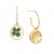 Sonia Rykiel, GOLDEN MEDALS LUCKY CLOVER EARRINGS