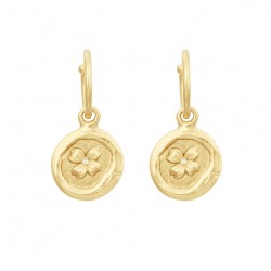 Sonia Rykiel, GOLDEN MEDALS CLOVER EARRINGS