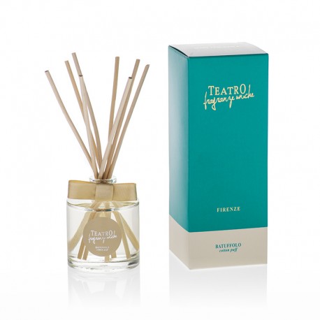 Teatro Fragranze Uniche Cotton puff (Batuffolo),   With Sticks Diffuser 100 ml