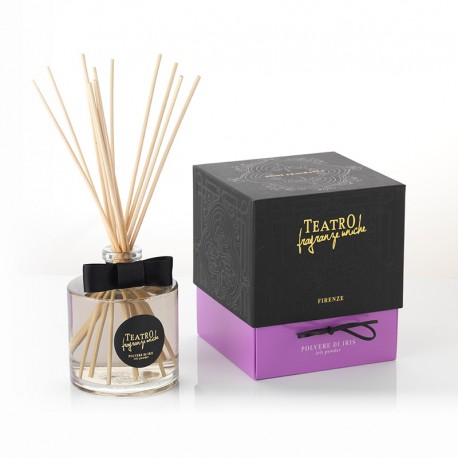  IRIS POWDER (Polvere di Iris),  200 ml Diffuser With Sticks, Teatro Fragranze Uniche 